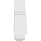Ekena Millwork Davenport Architectural Grade PVC Gable Bracket, 48"W x 12"H x 4"D x 4"F, 6/12 Pitch GBP048X12X0404DAV00 - alternate 2